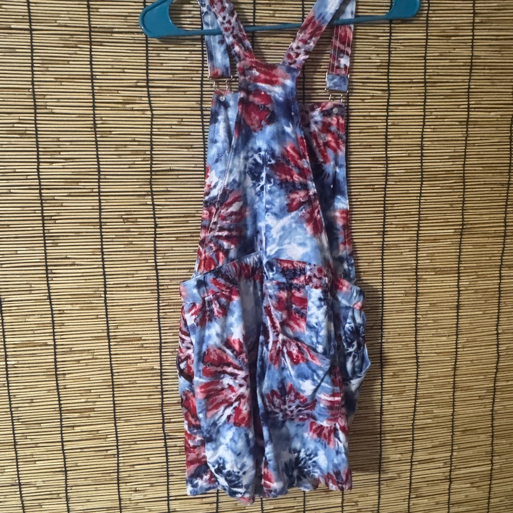 Kids Tie-Dye Overalls